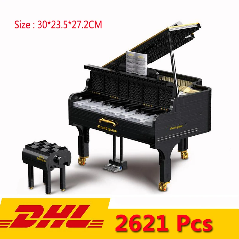 

New Ideas Series A Dream Piano Model Building Blocks With Motor Music 2621Pcs Bricks Compatible legoed Toys Present Gifts