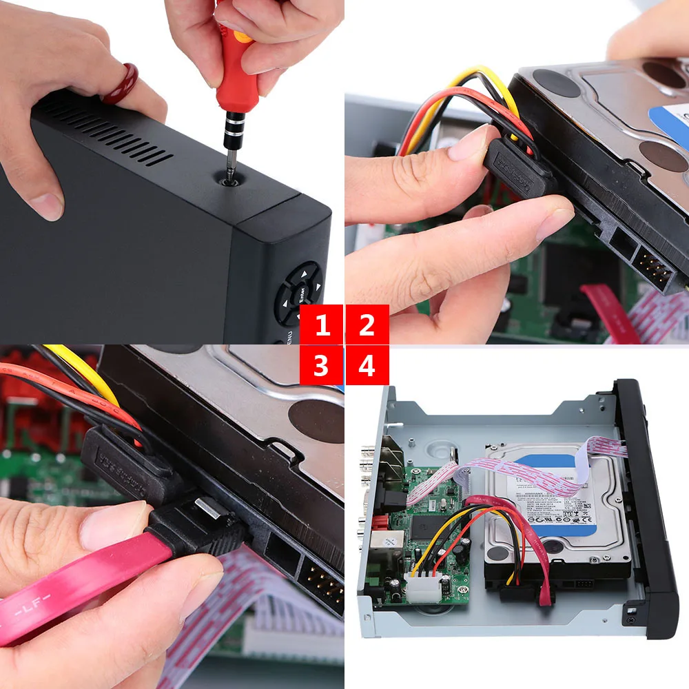 Новое поступление H.265 AHD 5MP 4MP 4 8 канальный AHD DVR рекордер видео рекордер 4 канала AHD DVR TVI CVI NVR для 1080 P/5MP AHD камеры