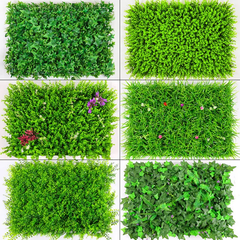 

Artificial plant wall lawn fake flower plant wedding decoration wall subtropical plant grass