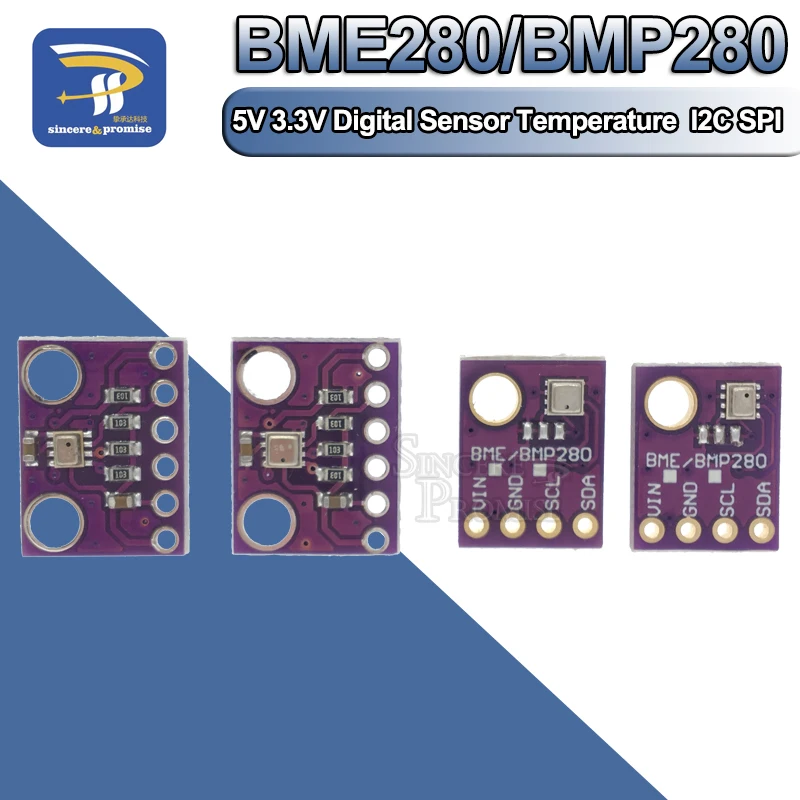 Цифровой Барометрический датчик давления I2C SPI BMP280 3 В высоты постоянного тока