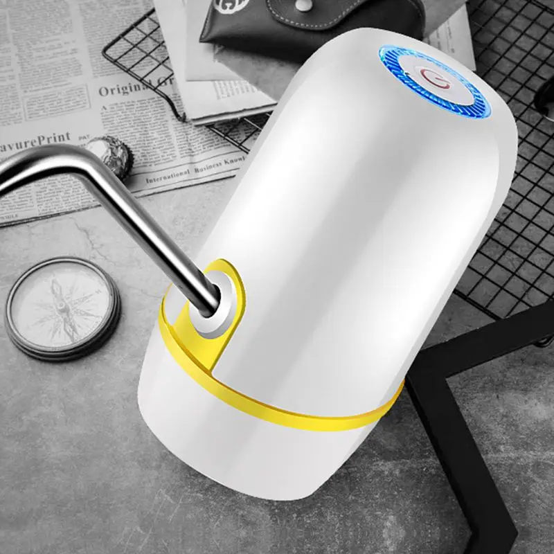 Мини бочкообразные водяной насос USB беспроводной Электрический питьевой бутылки диспенсер