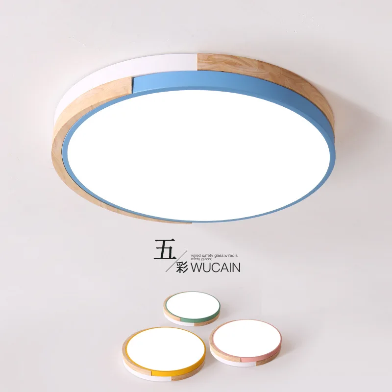 

Modern Minimalist LED Living Room Lights Ceiling Lamps Dimming Color Warm Circle Bedroom Creative Library Lighting Lamps