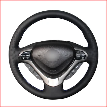 

MEWANT Genuine Leather Steering Wheel Cover for Honda Spirior OId Accord Accessories