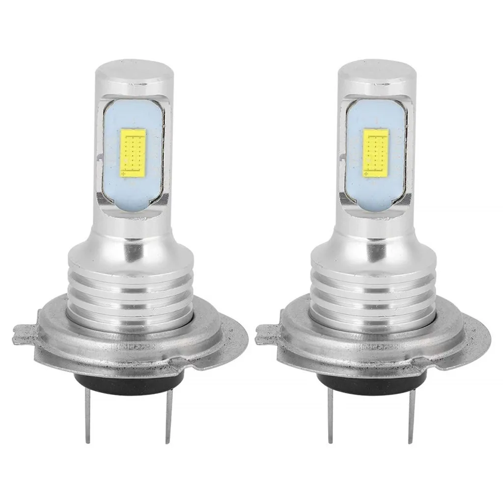 WUPP H7-80WBulbs светодиодный противотуманный фонарь Автомобильные фары 6000K 80W 1100LM 2 шт. DC 12 V-24 V белые внешние ходовые огни автомобильный стиль