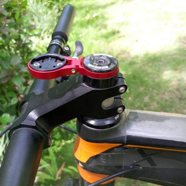 US $3.92 GPS Cycling Bike Computer Mount Stem Support Folding Top Cap Stopwatch Adjustable Angle Bracket Alu
