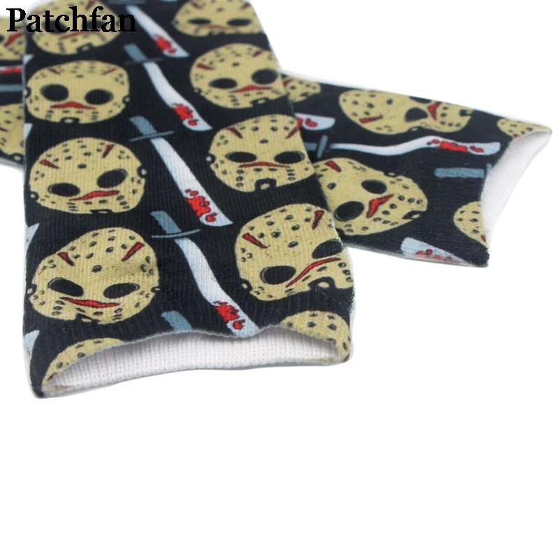 12 пар/лот Patchfan Friday the 13th horror Косплей мультфильм аниме женские носки до лодыжки Kawaii Вечерние подарки для косплея A2327