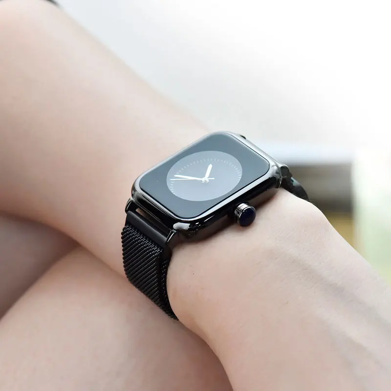 Top Brand Unique Women Quartz Watches Metal Strap Magnet Buckle Dress Creative Waterproof Wristwatches Sports Man Clock