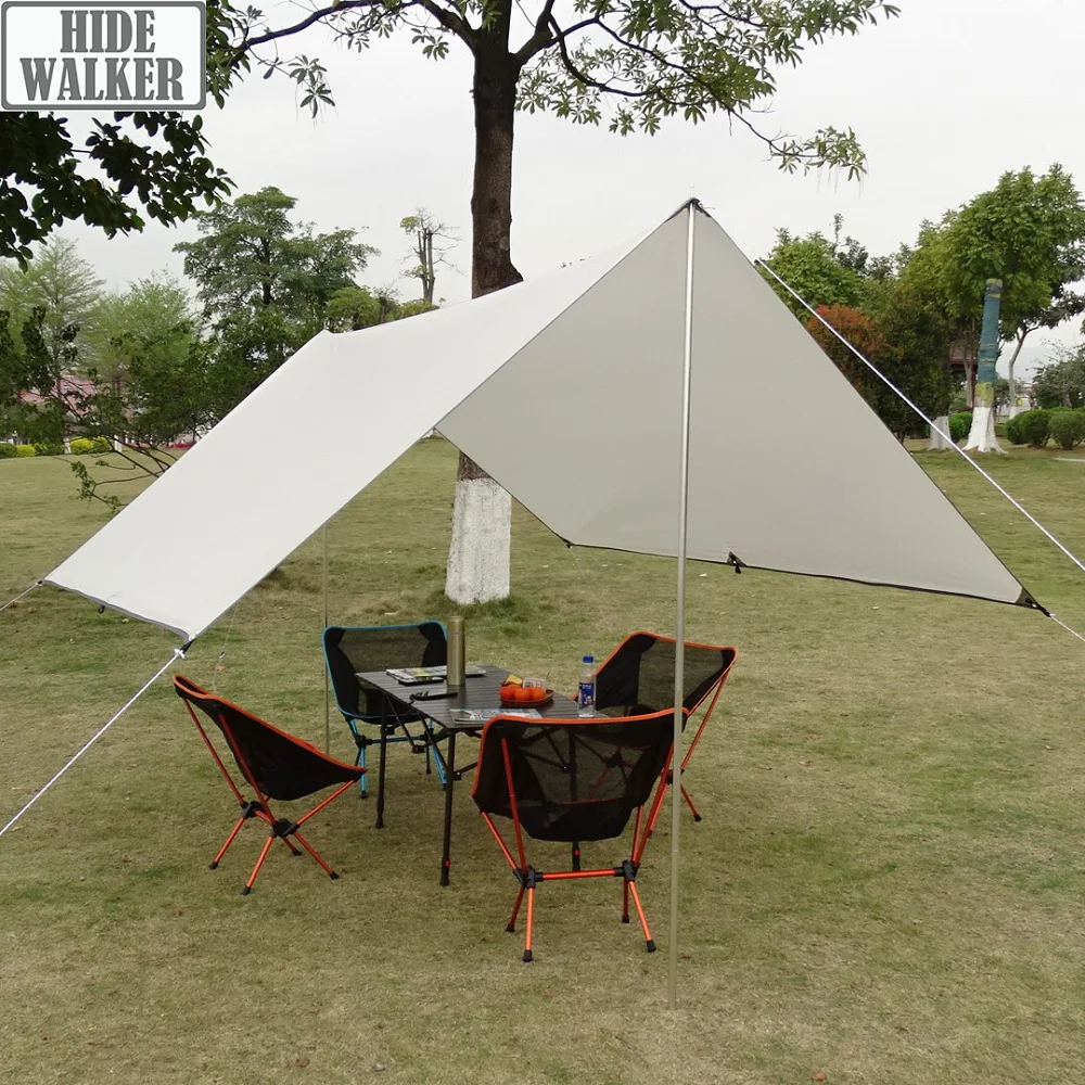  Toldo de lona, paneles laterales para tienda de campaña con  ojales, impermeable, anti-UV, a prueba de desgarros, para madera, remolque,  piscina (color blanco, tamaño: 12.5 x 25.6 ft) : Patio, Césped