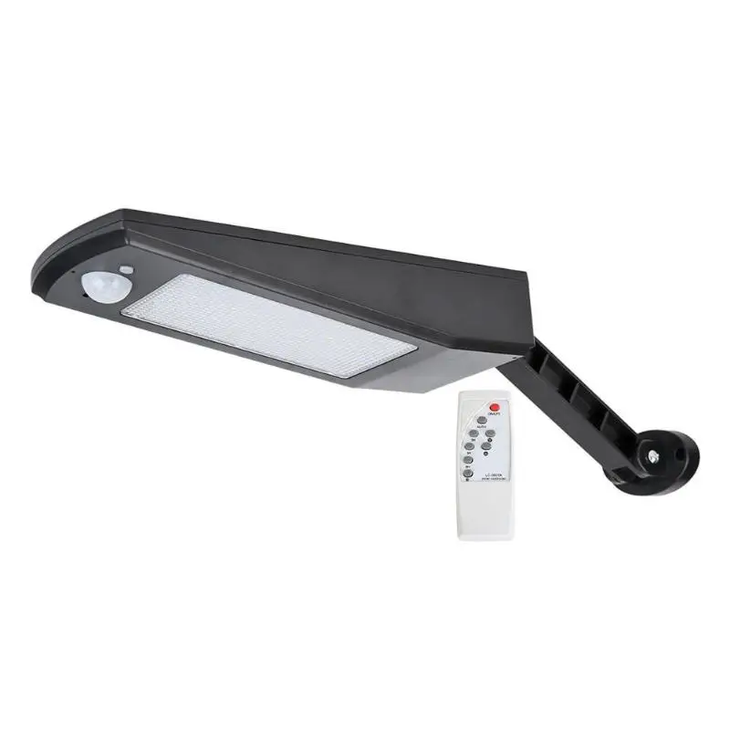 

48LED Solar Motion Sensor Wall Light Remote Control Outdoor Street Lamp