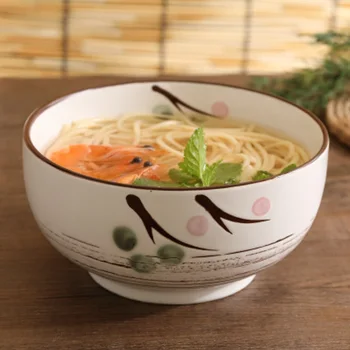 

Japanese Style Ceramic Bowl Creative Noodle Bowl Soup Bowl Large Bowl Salad Bowl Instant Noodle Bowl Salad Bowls
