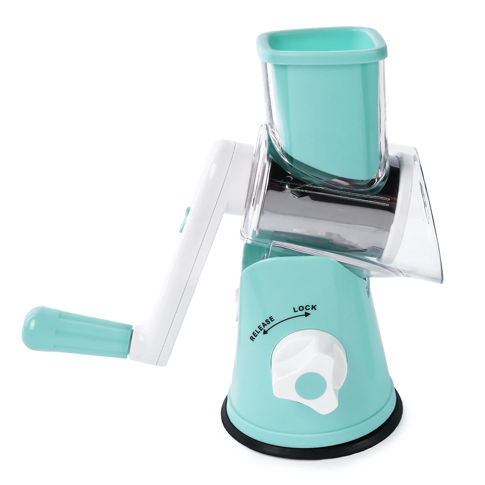  Round Mandoline Slicer Vegetable Cutter Manual Potato Julienne Carrot Slicer Cheese Grater Stainles - 4000367242660