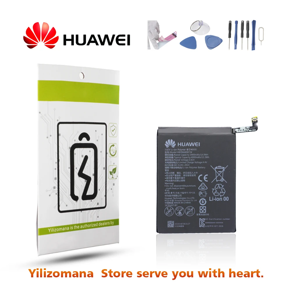 Батарея для huawei HB396689ECW 4000 мА-ч для huawei Коврики 9 MHA-L09 MHA-L29 MHA-AL00 MHA-AL10 Замена телефон Батарея