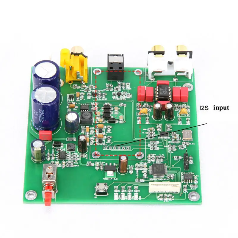 AMS-Es9038 Q2M I2S Dsd Decoder Coaxial Fiber Input Dac Decoding Board For Hifi Amplifier Audio AMS-Es9038 Q2M I2S Dsd Decoder Coaxial Fiber Input Dac Decoding Board For Hifi Amplifier Audio