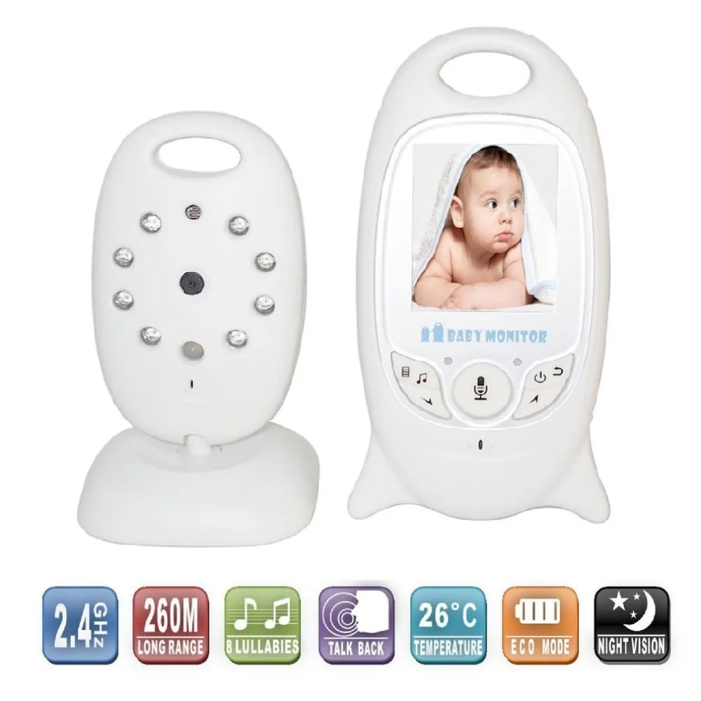 

Wireless Digital Baby Monitor 2Inch Color Display Camera Night Vision Security Two Way Talk Back Temperature Monitoring VB601