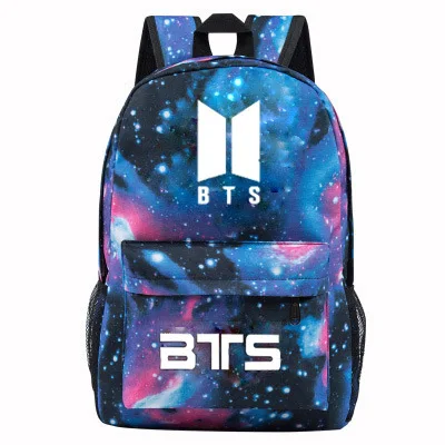 

BTS Jimin Min yun Its New Style Logo Starry School Bag Student Backpack Men's And Women's-