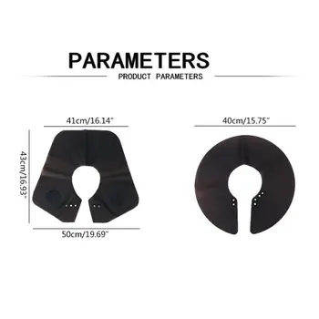 

Silicone Shawl Salon Barber Shop Haircut Hair Coloring Cape Hairstyling Tool 896D