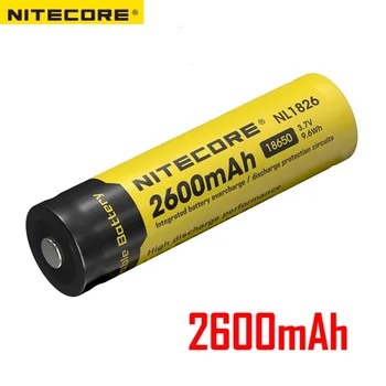 

Nitecore NL1826 2600mAh Rechargeable 18650 Li-ion battery