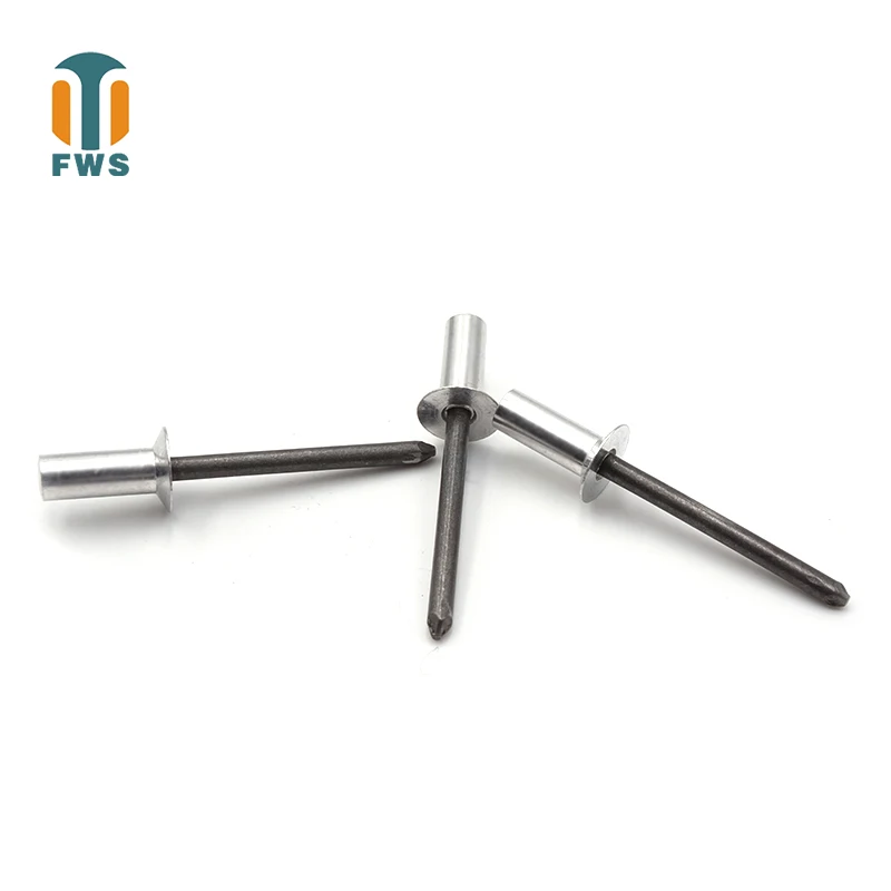 

10PCS M3.2 M4.8 Aluminum steel countersunk head closed type Mandrel Blind Rivet Nail Pop Rivets for Furniture Car Aircraft