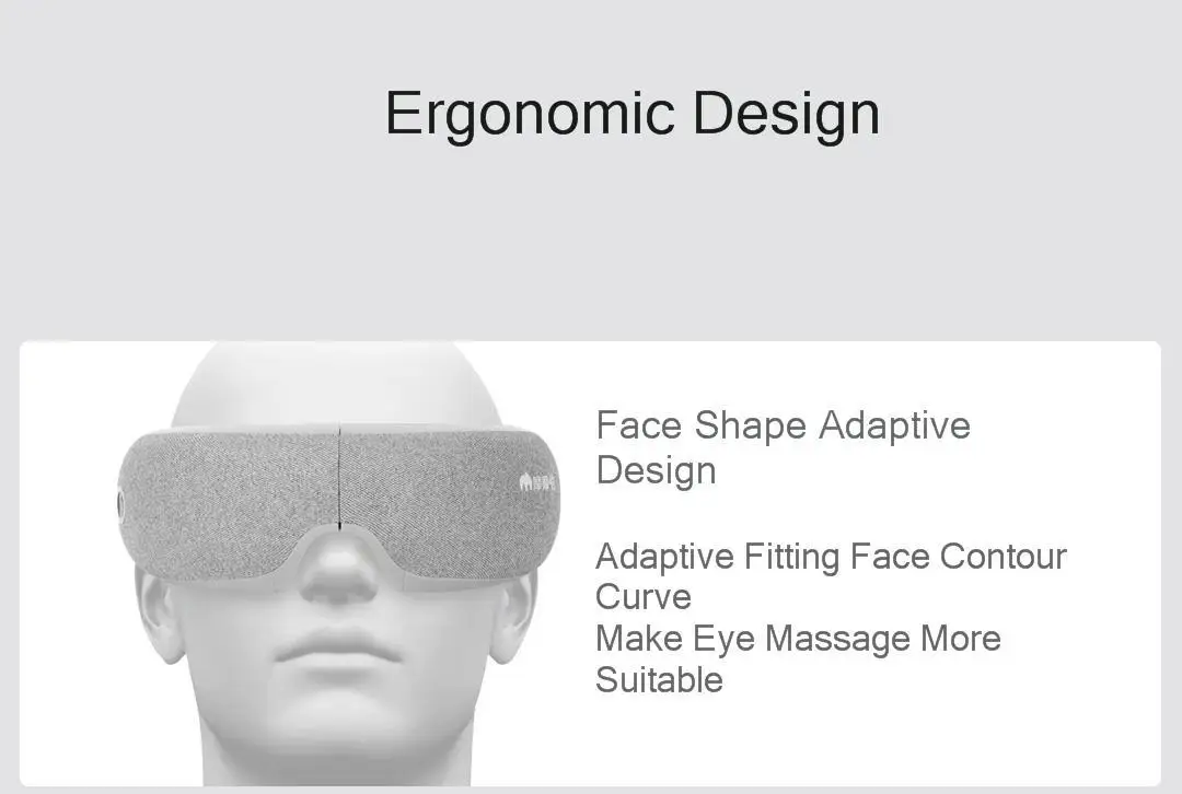 2019Xiaomi Momoda 3 режима перезаряжаемый складной массажер для глаз Xiomi умная маска для глаз Релакс Графен Горячая компресс для мужчин и женщин путешествия