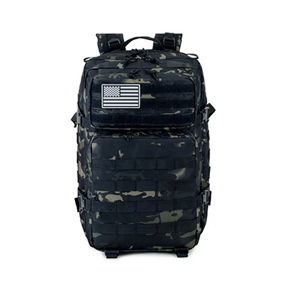 Military Tactical Backpack 50L Army Assault Molle Rucksack Men's Hiking Travel Hunting Camping 900D EDC Waterproof Bag Outdoor BKWL