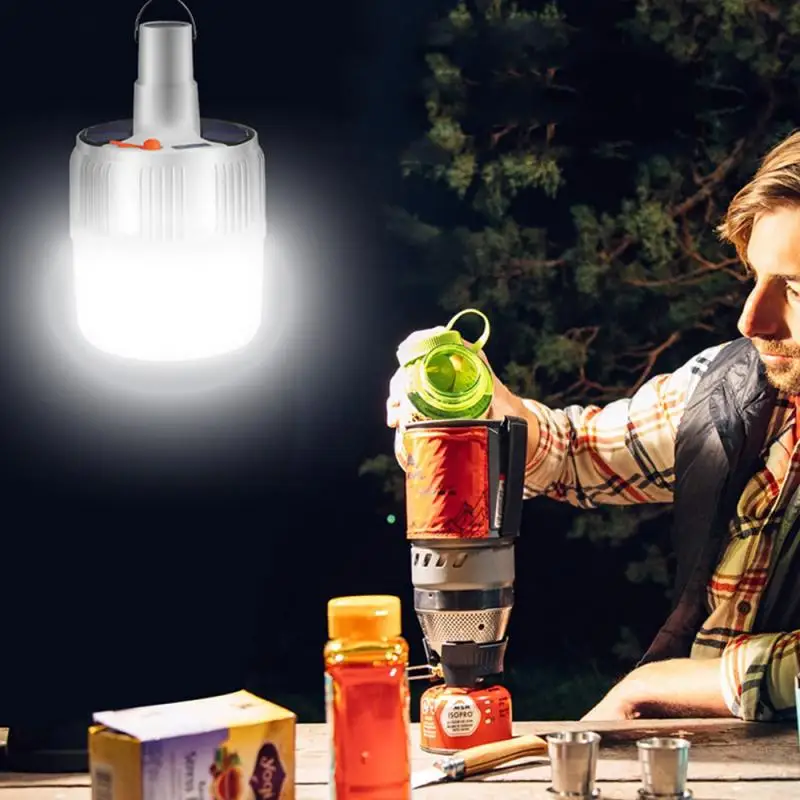 USB портативный Перезаряжаемый светильник, лампа для наружного кемпинга с регулируемой яркостью, аварийный светильник s для барбекю, подвесной Ночной светильник, US Plug