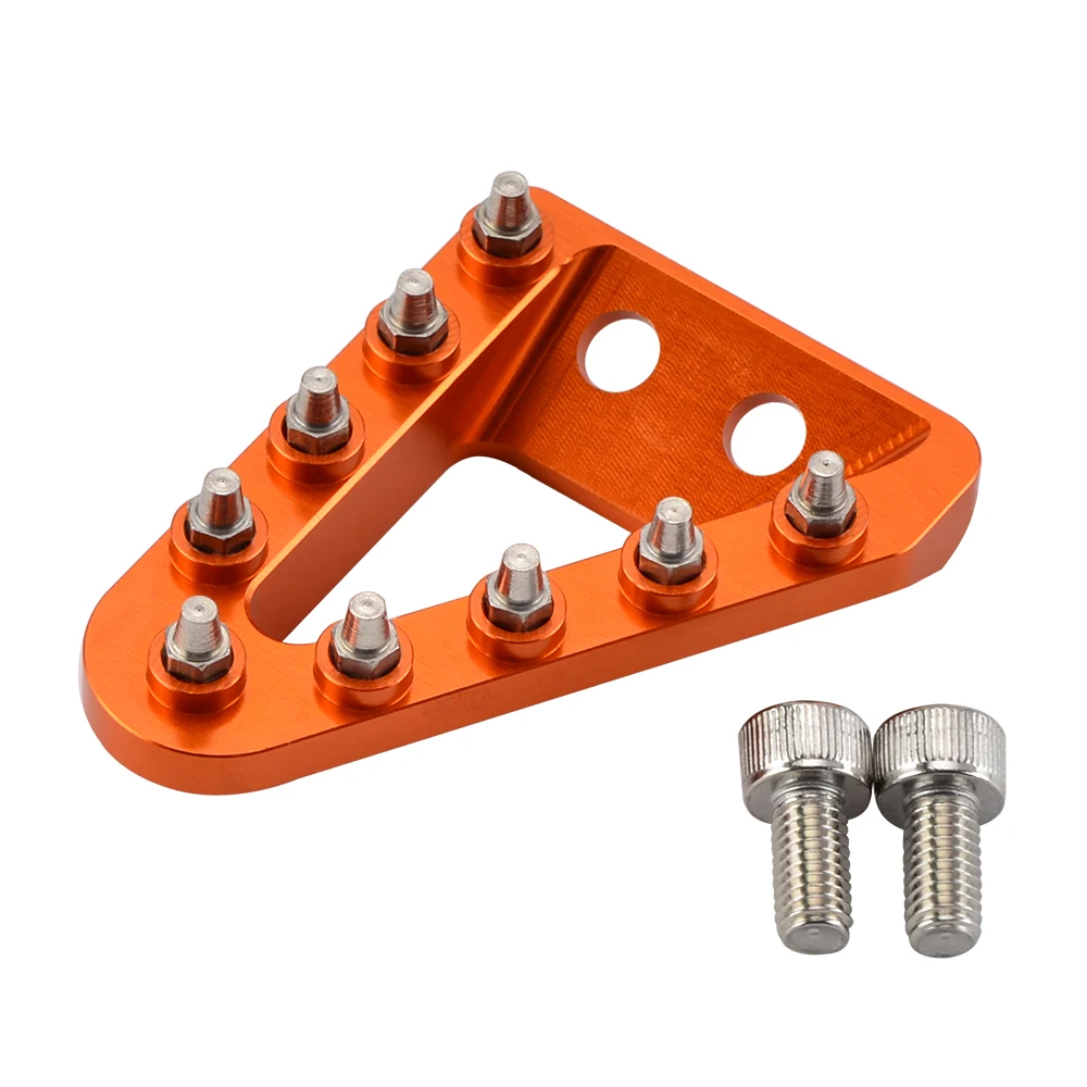 Motorcycle Brake Lever NICECNC Motorcycle Brake Pedal Lever Tip Plate For GAS GAS GASGAS EX EC MC 125 150 200 250 300 250F 350F 450F F-EC300