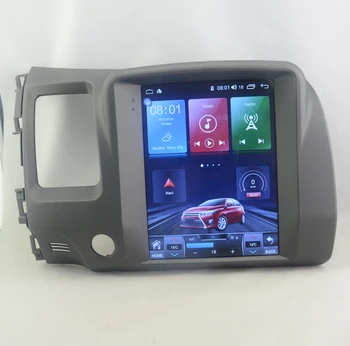 

10.4" tesla style vertical screen Octa core Android 10 Car stereo GPS navigation for Honda Civic 2006-2011