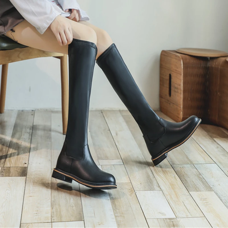 stretch riding boots womens