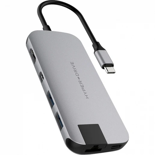 Hyper HyperDrive SLIM 8-in-1 USB-C Hub for Macbook& USB-C devices