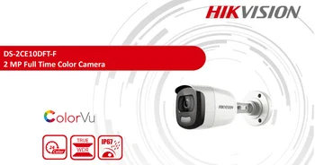 

Hikvision 2MP ColorVu Fixed Bullet Camera DS-2CE10DFT-F Full Color Imagie Video Surveillance 4 in 1