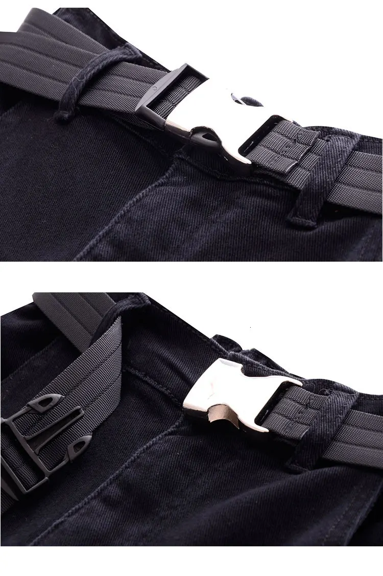 [DEAT] черные утолщенные брюки для отдыха с высокой эластичной резинкой на талии, новые свободные брюки для женщин, модные весенне-осенние 13E819