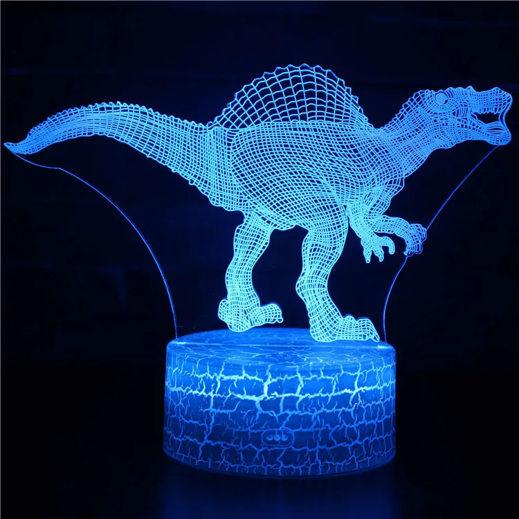 OUFULA Ночные светодиодные фонари футбол 3D лампа милая игрушка подарок 16 цветов