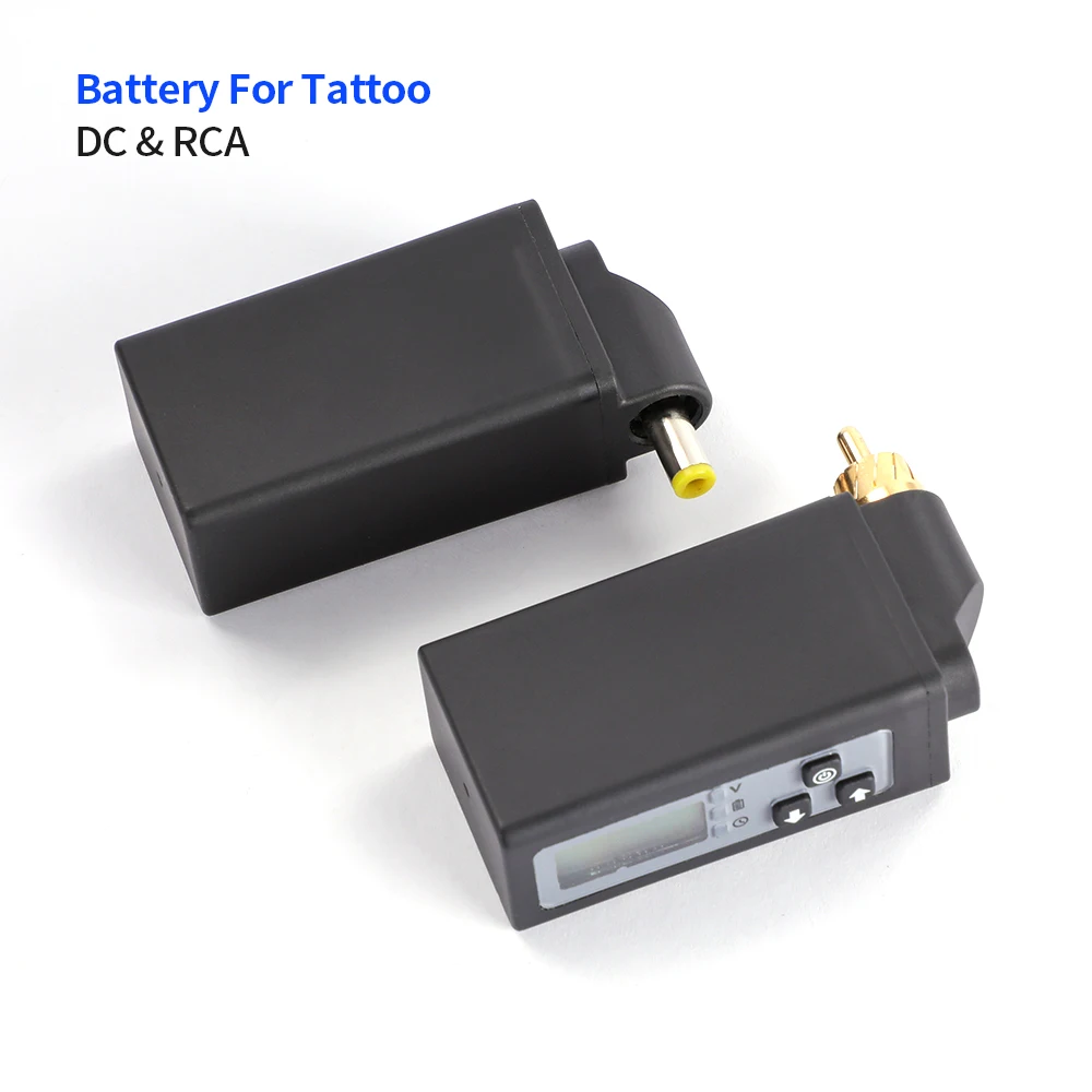 Клеймо Новый Беспроводной татуировки Питание постоянного тока и RCA Подключение