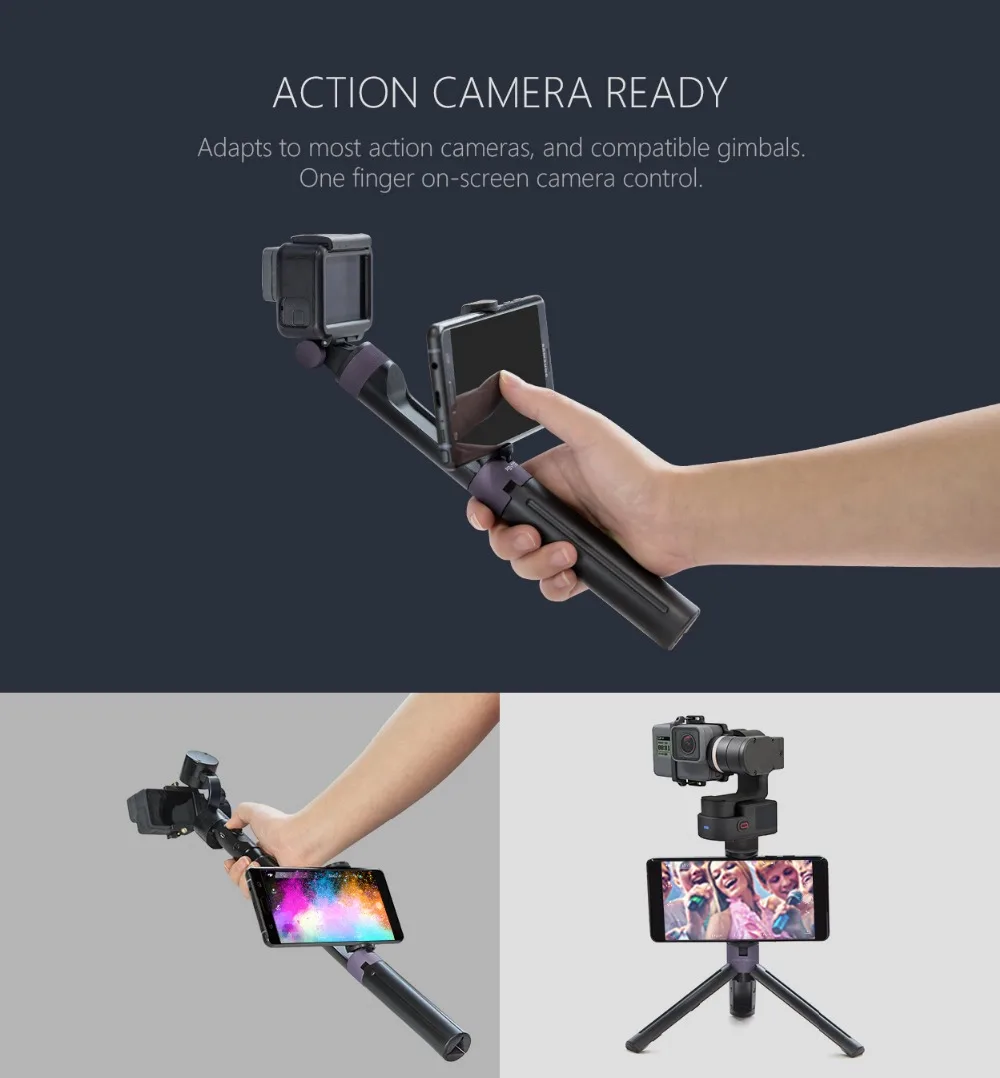 PGYTECH Osmo Pole удлинитель, масштабируемый держатель для DJI OSMO Pocket Gimbal Mobile 2 Zhiyun Smooth 4 Аксессуары для стабилизаторов