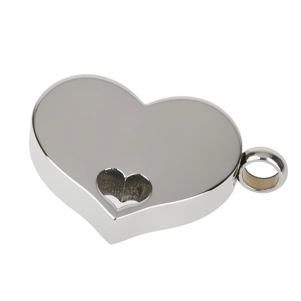 my dad love always Heart Shape Cremation Keepsake Memorial Ash Urn Pendant