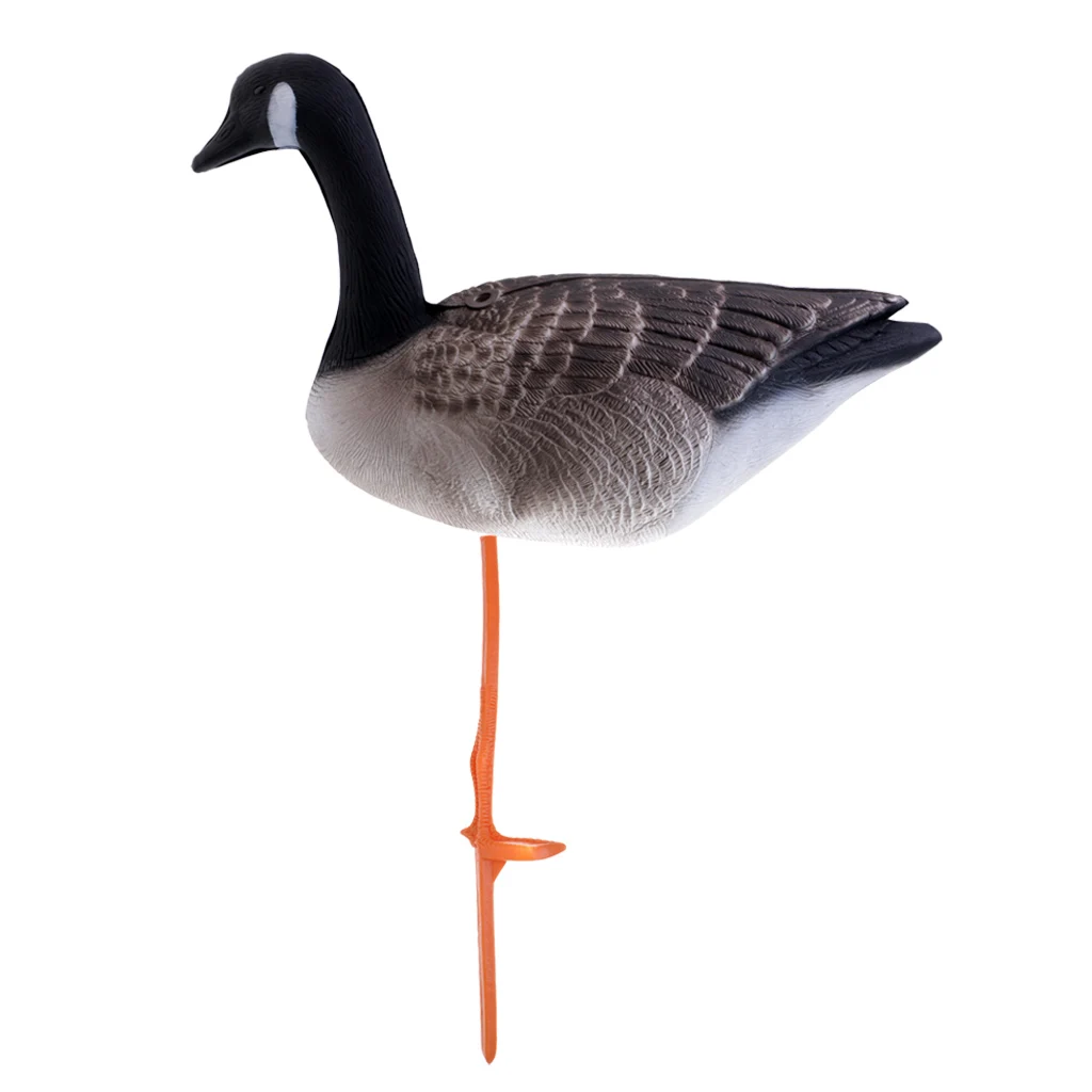 2pcs Foldable 3D Lifelike Full Body Goose Hunting Shooting Decoys Goose Decoy Hunting Bait Garden Lawn Decors Ornaments