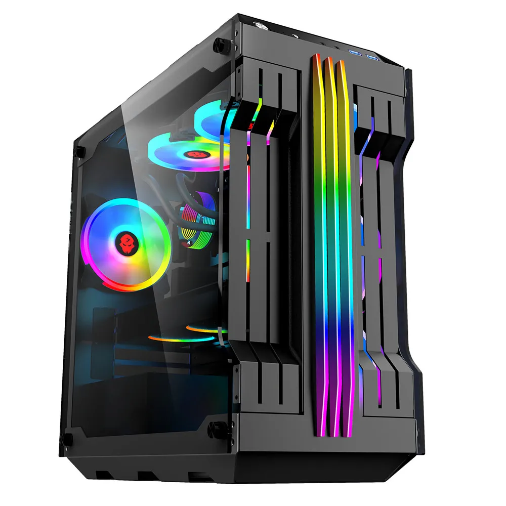 Чехол для компьютера с RGB-подсветкой ATX/M-ATX/ITX водяным охлаждением ветрозащитный