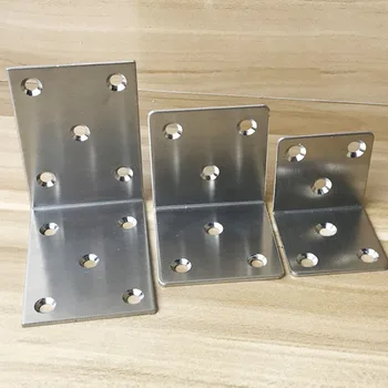 

Stainless Steel Angle Cabinet Hardware Connection Angle Iron Partition Fixed Support Laminates Care 90 Degrees GH70X70X50