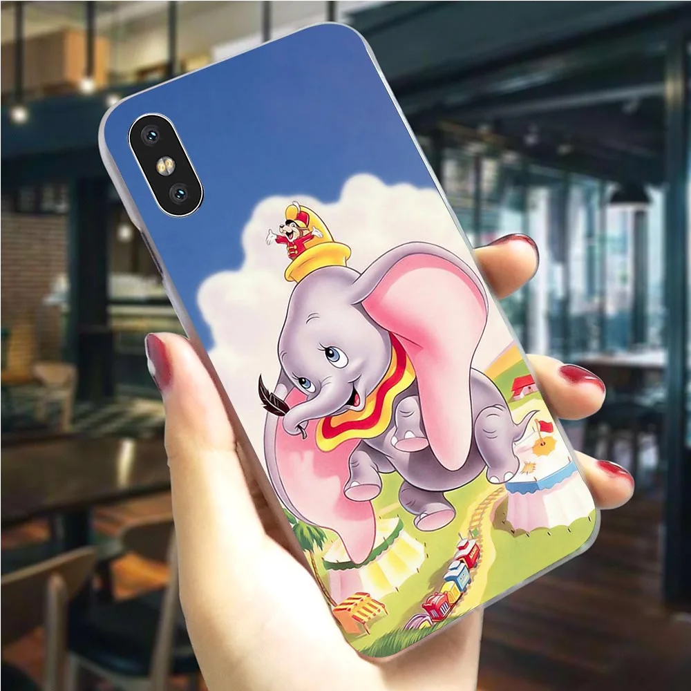 Гибридный чехол для телефона с изображением симпатичного слона iPhone 6 6S/6 6S Plus 7 8/7 8 X