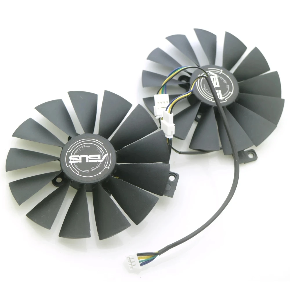 Кулер для графического процессора ASUS STRIX RX570 RX580 GTX1050Ti T129215SM 12 В 0 25 А 95 мм P104-100 |