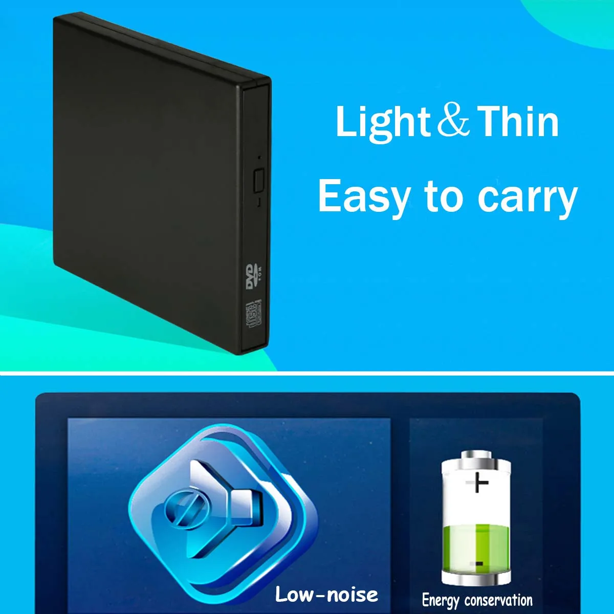 Usb 2.0 externo combinado dvd cd burner