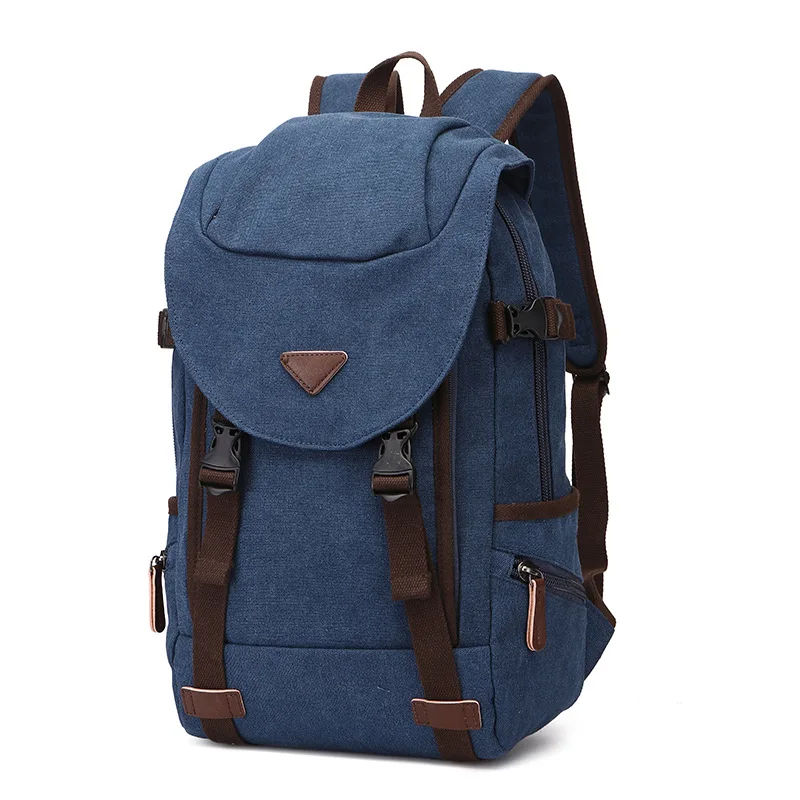 Новинка 2020 Холщовый Рюкзак Мужская водонепроницаемая сумка для ноутбука