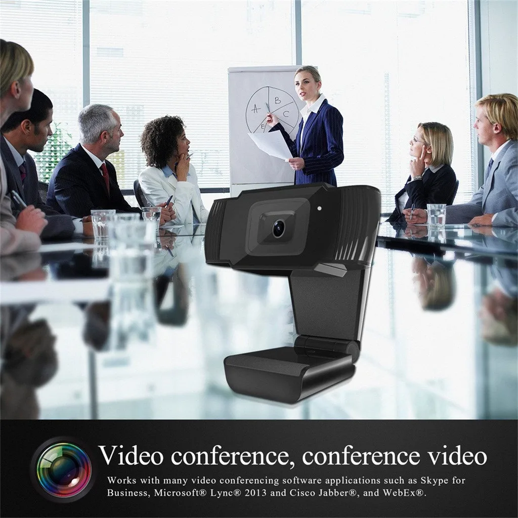 Computer Camera HD 720P USB Webcam with Mic Night Vision Web Cam For PC Laptop Class 360 Degree Win7/8 | Электроника