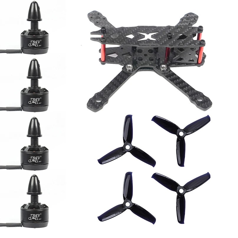 DIY FS135 135 мм Φ с 1306 3100KV CW / CCW бесщеточный двигатель 3052 3-лопастный Пропеллер для