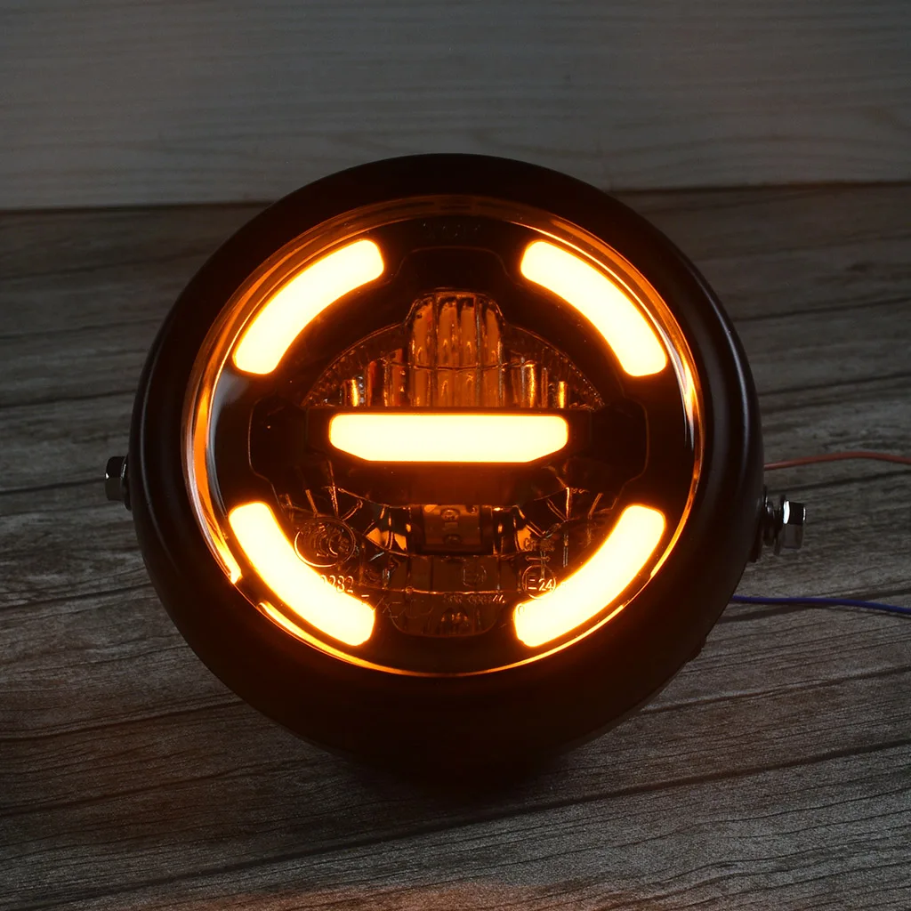 6 дюймовая универсальная мотоциклетная фара Модифицированная светодиодный для