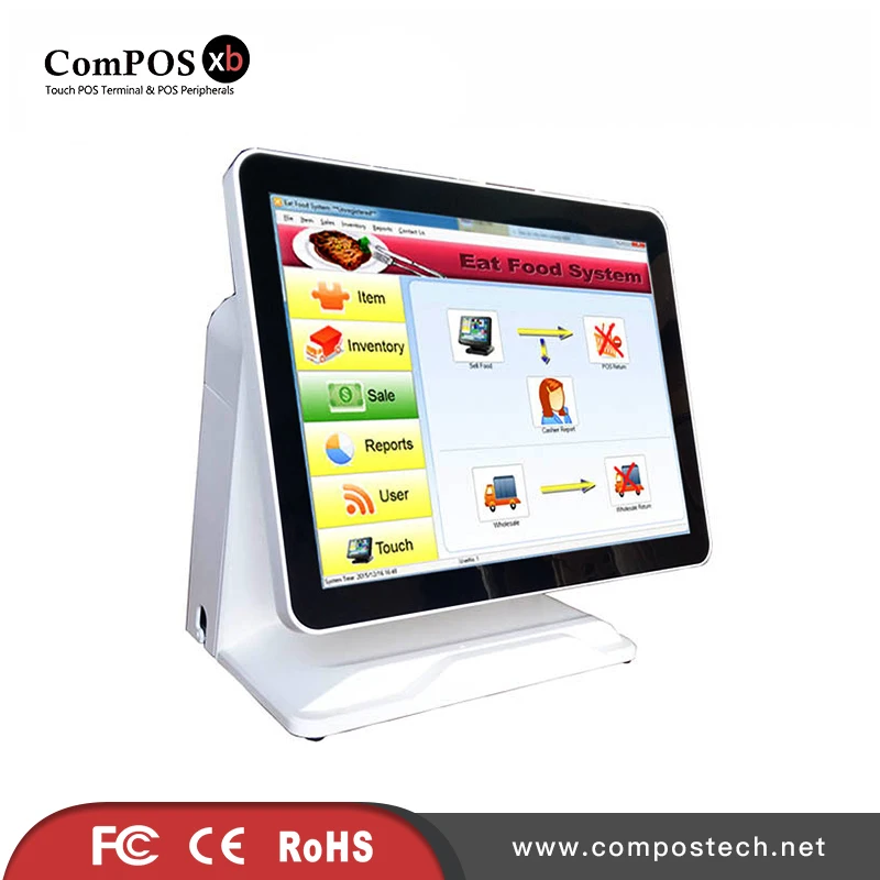 

High quality 15 inch touch screen POS machine for supermarket