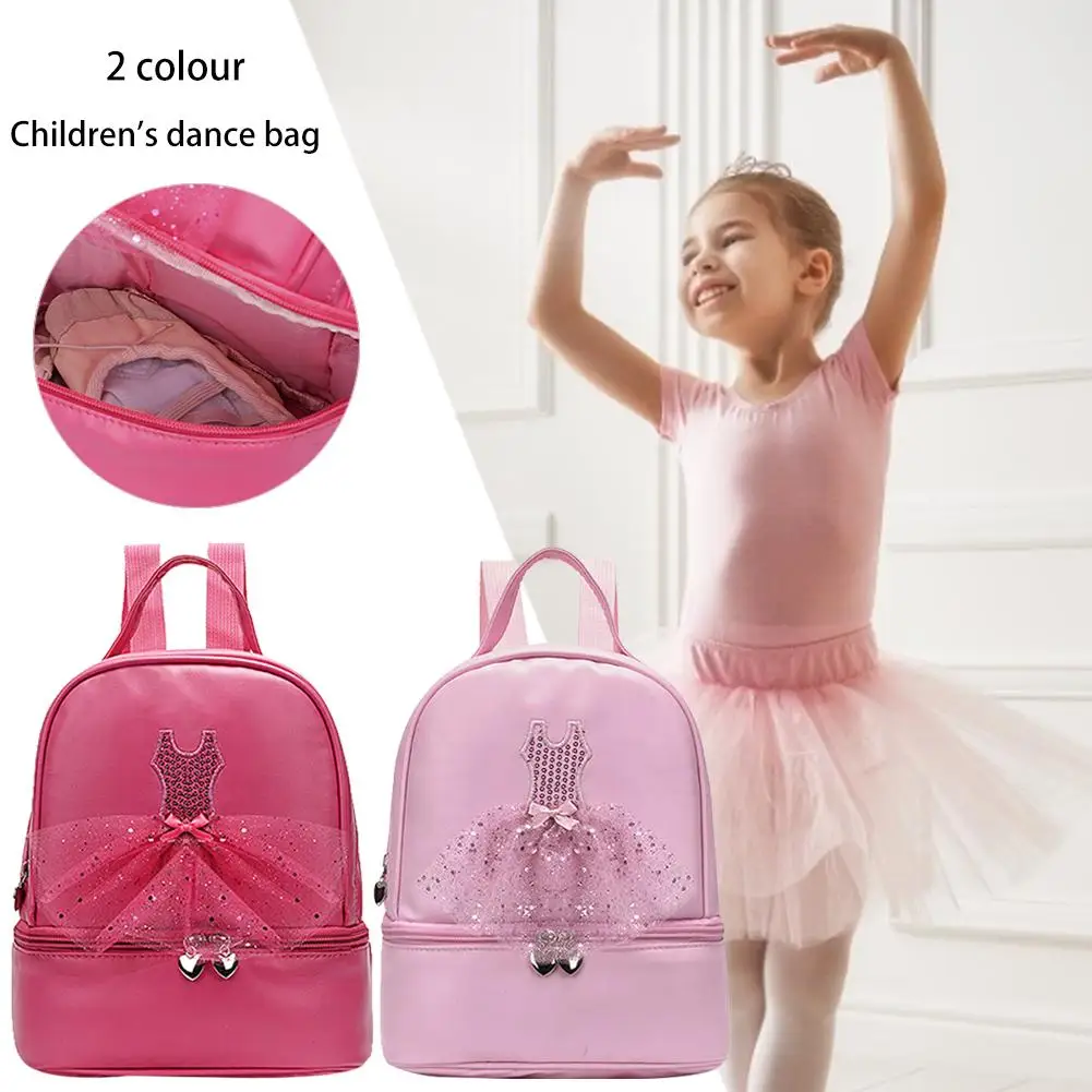 Рюкзак для танцев для девочек, обувь для танцев, одежда, сумка для хранения одежды для тренировок, сумки для выступлений, Детские рюкзаки