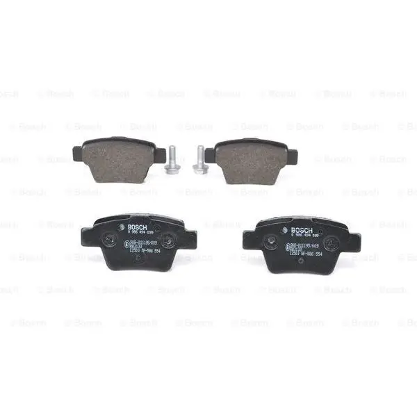 Brake pads CITROEN C4 04-/PEUGEOT 207 06-307 00--rear |
