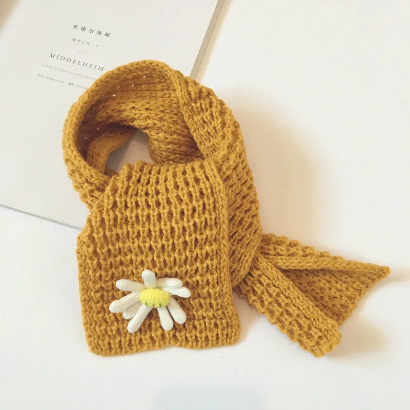 Fruit and vegetable decoration Knitting wool Winter Scarf For Children Boy girl Scarf Thickened Collar Scarves Neck Scarf
