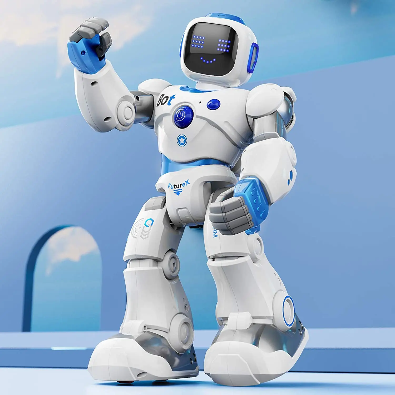 New Robots Intelligent RC Robot Singing/Dancing Songs Stories Playing Time: 2-3 Hours Programming For Kids Gift 2